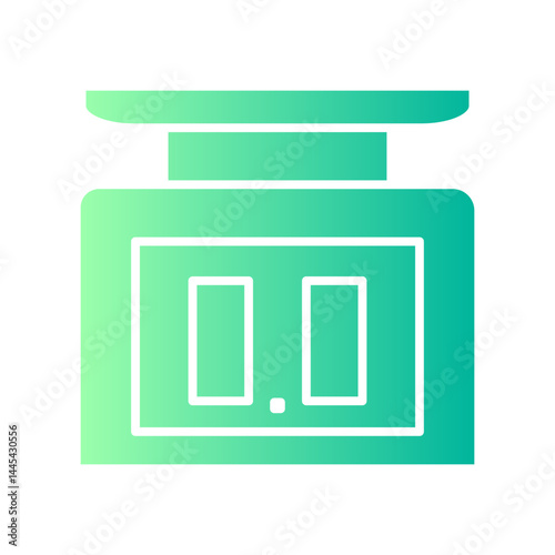 balance scale gradient icon