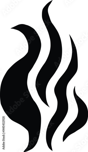 Aromas vaporize icon. Smells vector line icon, hot aroma, stink or cooking steam symbols, smelling or vapor, smoking or odors sign on white background