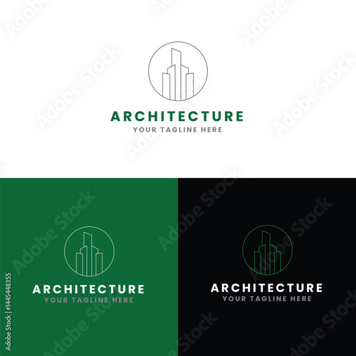 Real estate logo vector construction property luxury Logo Template