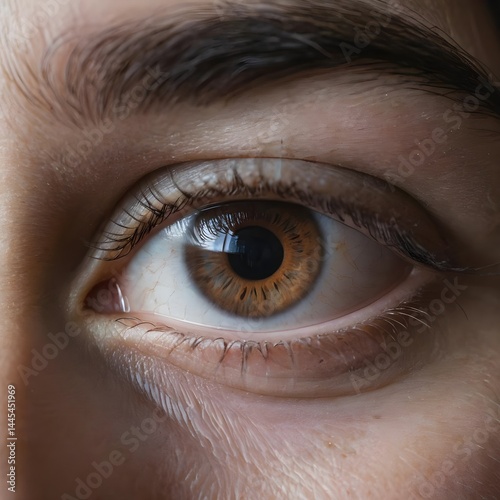 Close-up of a Brown Eye