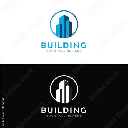 Real estate logo vector construction property luxury Logo Template