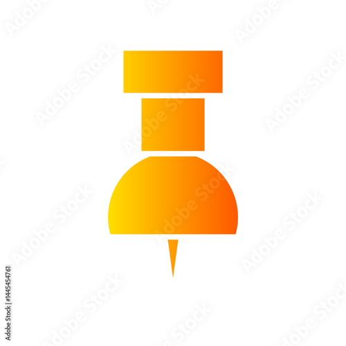 push pin gradient icon