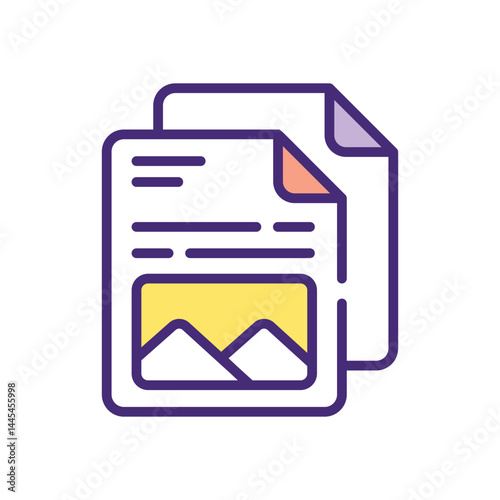 Image  Icon vector stock illustration