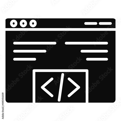 Web Coding Icon