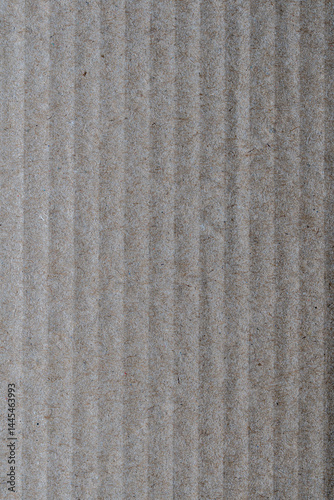 Cardboard sheet texture background, detail of recycle brown paper box pattern, closeup, top view
