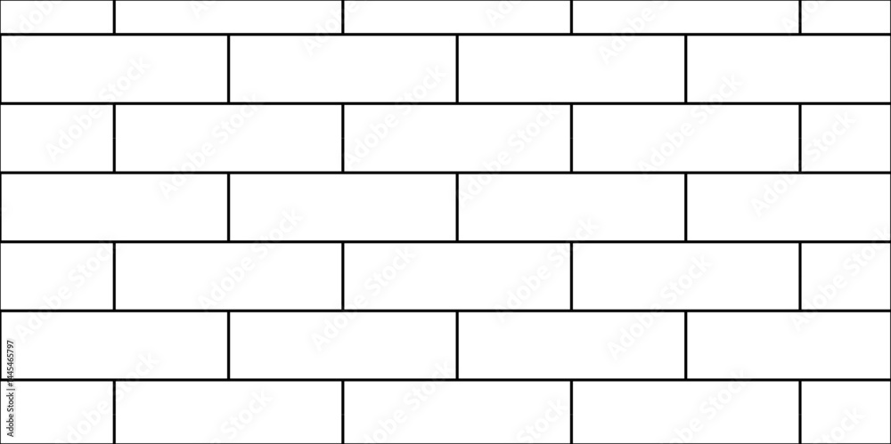 Pavement seamless mosaic stone concrete wall surface tiles. subway vector block rock white brick wall texture background.	
