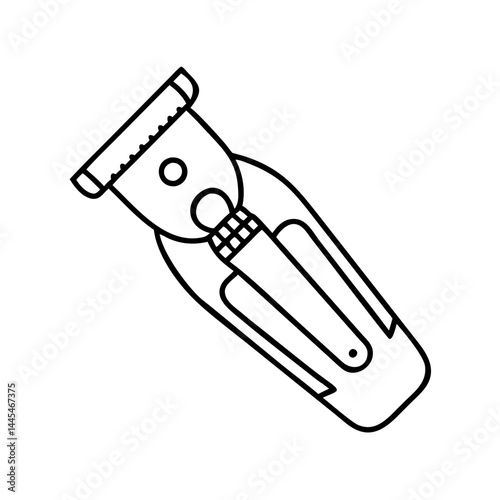 trimmer icon, trimmer line art - simple line art of trimmer, perfect for trimmer logos and icons