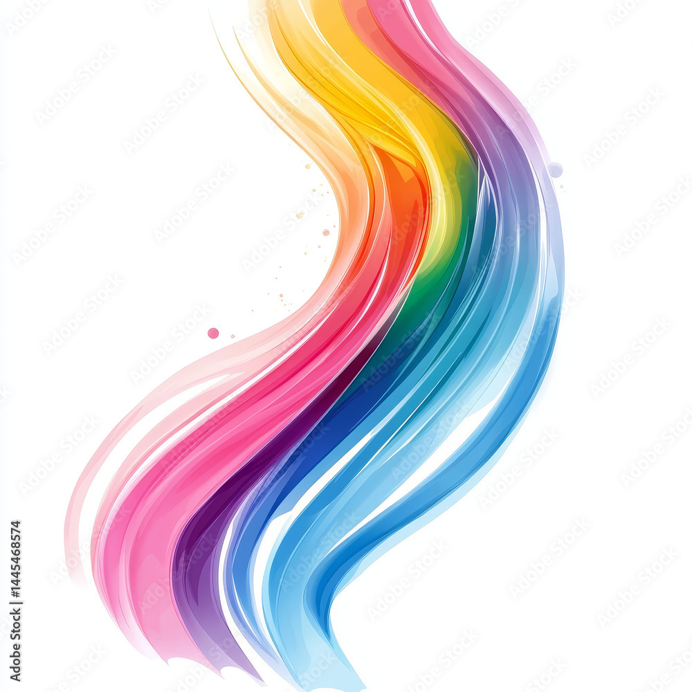 Obraz premium Simple color banner on a white background with a clean and minimalistic design.