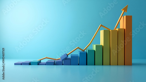 Industries monitoring rising product costs through bar chart visualization of manufacturing expense increases supply chain surcharge effects and cost management strategies in  Photo Stock  Concept  an