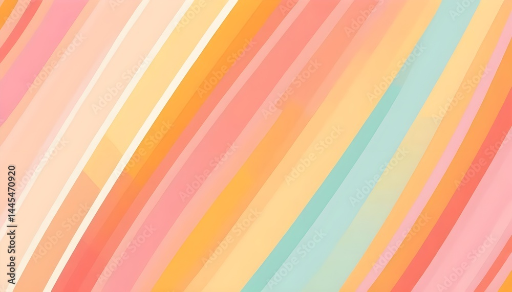Obraz premium Abstract Pastel Diagonal Stripes Background