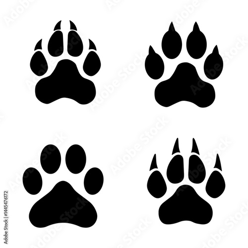 Panther's Paw design art vector