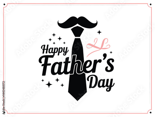 Happy Father’s Day Greeting Card vector