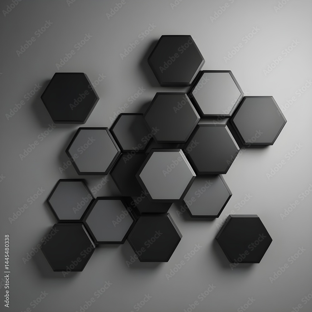 Abstract Hexagon Pattern Background Abstract Hexagon Pattern Background