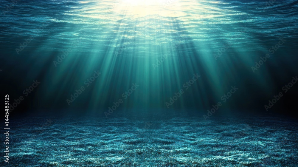 Subaquatic, ethereal, underwater scene of radiant light. Subaquatic, ethereal, underwater scene of radiant light.