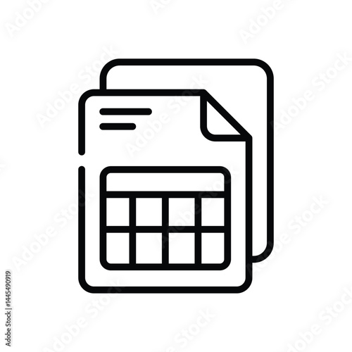 File  Icon vector stock illustration