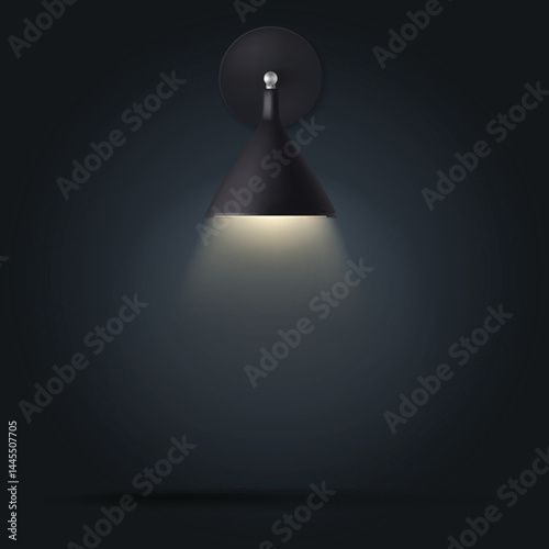 lamp on the wall