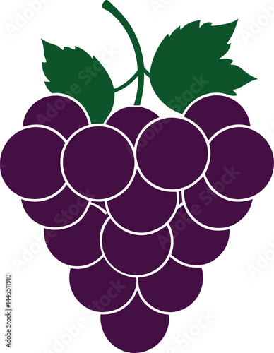 vector illustration of grapes, grapes vector illustration, grapes icon, blueberry icon