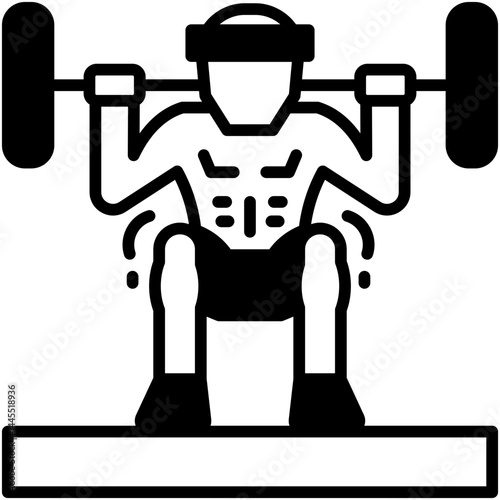Weightlifting icon