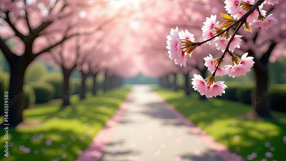 Obraz premium pink cherry blossom