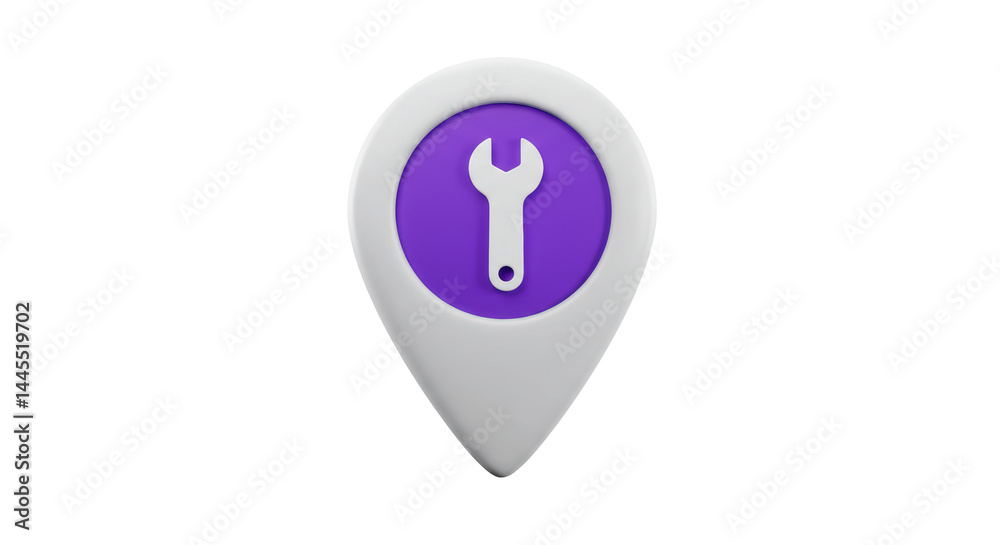 Isolated Location Pin with Wrench Isolated Location Pin with Wrench