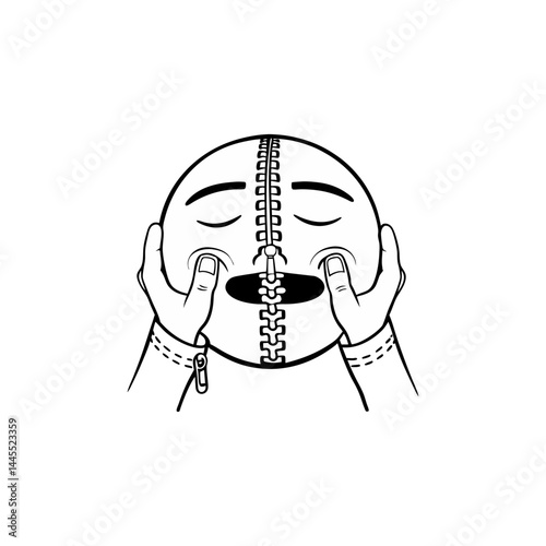 Black And White, Zipper
