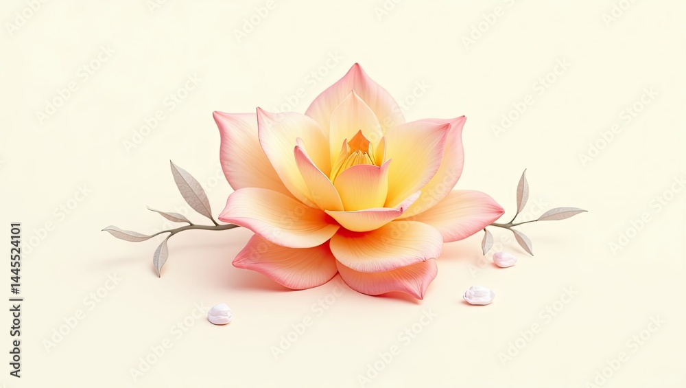 Fototapeta premium pink water lily