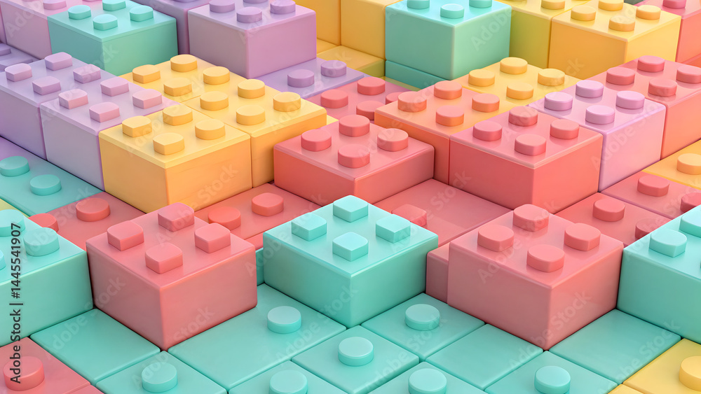 Obraz premium Voxel background