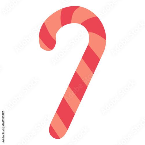 Striped Candy Cane – Classic Holiday Sweet Treat