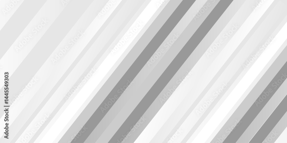 Obraz premium Abstract white and gray color modern design stripes ,geometric texture, book covers, brochures, flyers, magazines, any brandings, banners, headers, presentations, and wallpaper backgrounds