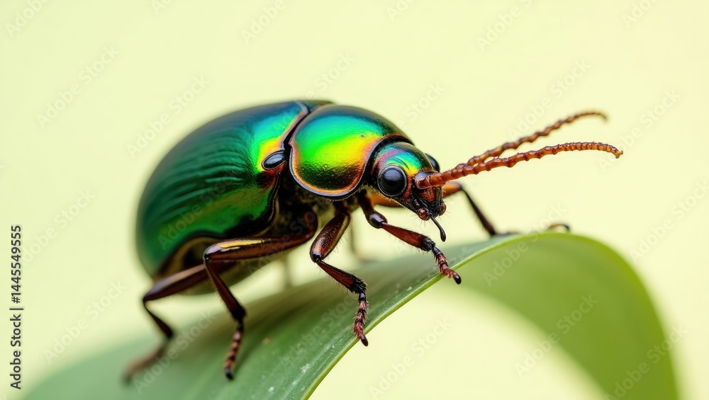 Fototapeta premium bug on a leaf