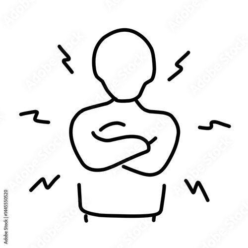 Panic disorder vector icon