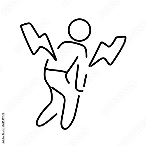 Panic disorder vector icon