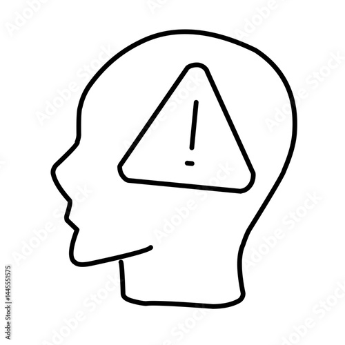Panic disorder vector icon