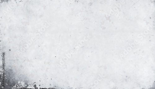 Textured White Background with Subtle Gray Grunge - Abstract Surface