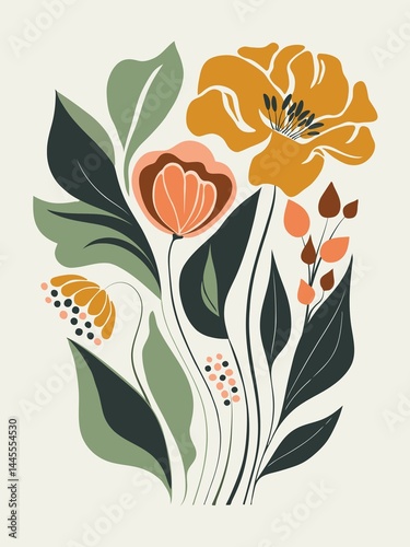 vector illustration of a flower