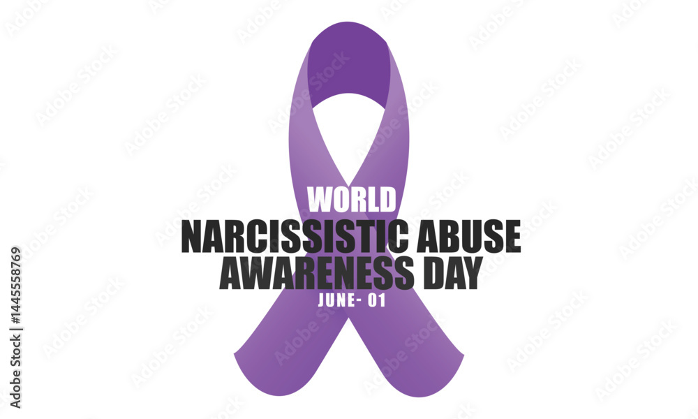 Fototapeta premium World Narcissistic Abuse Awareness Day. background, banner, card, poster, template. Vector illustration.