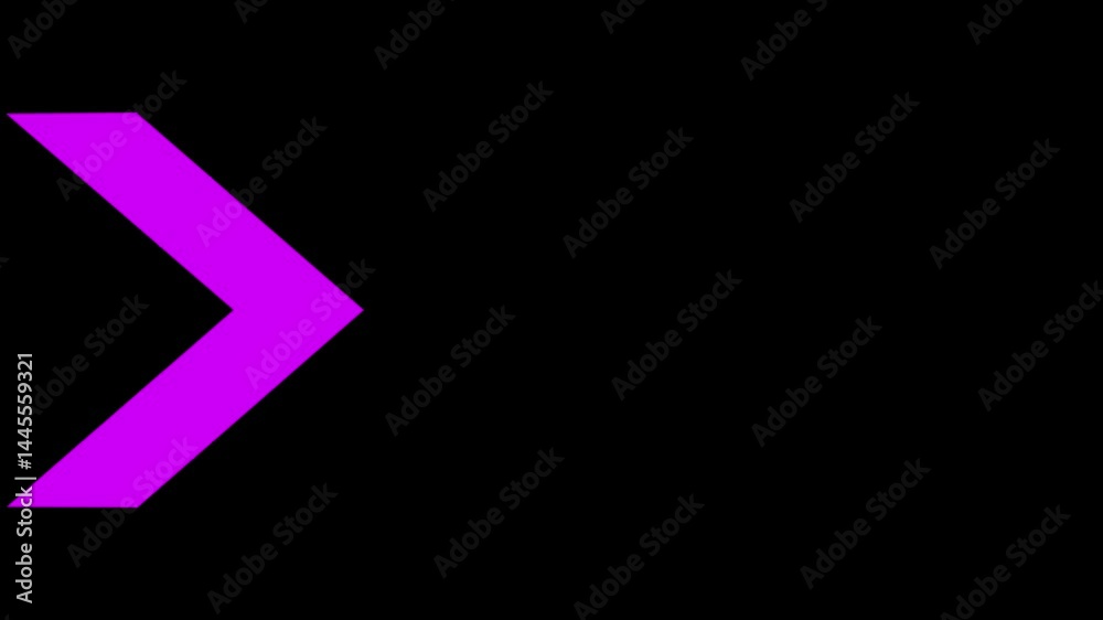 Arrow direction movement concept With animated video design black background Arrow direction movement concept With animated video design black background