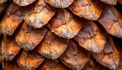 Detailed View of Pinecone Structur photo