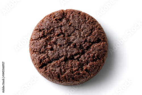 Chocolate Cookie on White