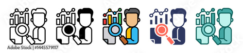 Predictive Analytics multiple icon