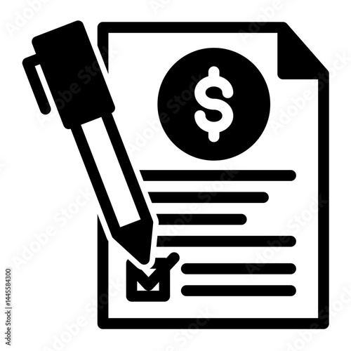 Expenses Icon # Resource Allocation Pack # Mixed Style