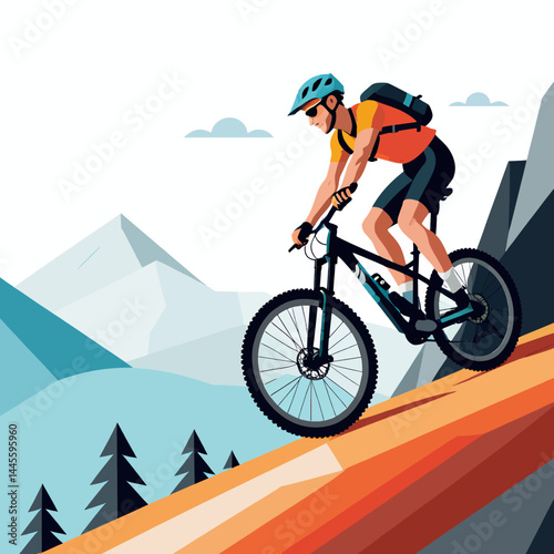 Mountain_Biker_on_Trail_Extreme_Sport_Adventure_Cycling_in_Mountains_Outdoor_Recreation_Active_Lifestyle_Challenge_Nature_Explore_Stunning_Landscape_Bike_Ride_Fitness_Goals