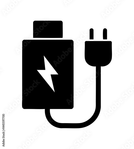 Ładowarka ładowanie baterii ikona