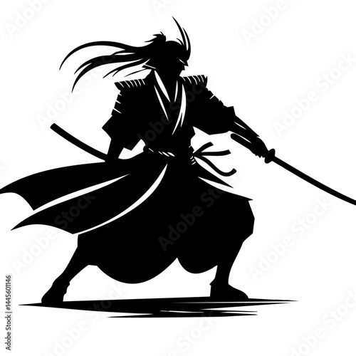 Samurai Warrior: A Japanese Silhouette