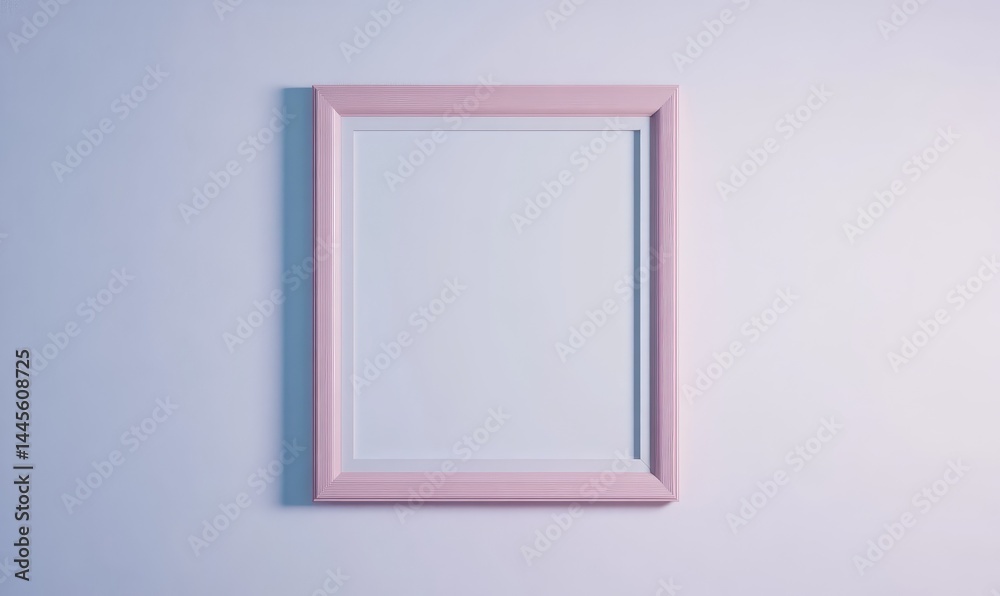 Mockup of empty poster frame on white wall. AI generated illustration. Mockup of empty poster frame on white wall. AI generated illustration.
