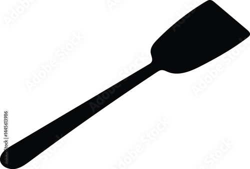 spatula silhouette vector illustration