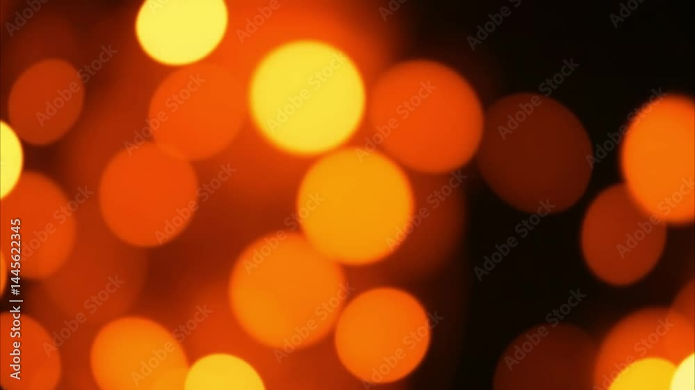 Orange and yellow bokeh background