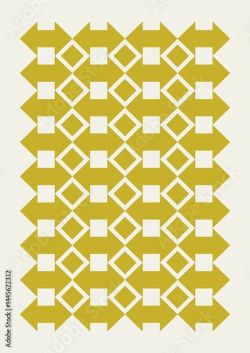 Seamless abstract geometric pattern background