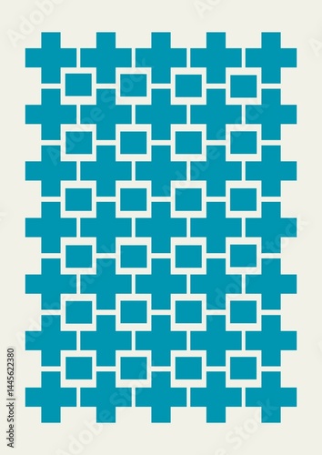 Seamless abstract geometric pattern background