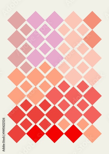 Seamless abstract geometric pattern background